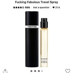 Tom Ford Fucking Fabulous EAU DE PARFUM 10ML unopened!